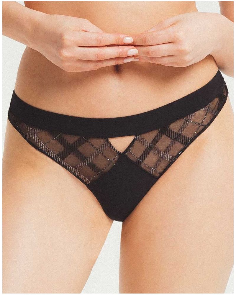 Thong Louisa Bracq Albanach (Black)