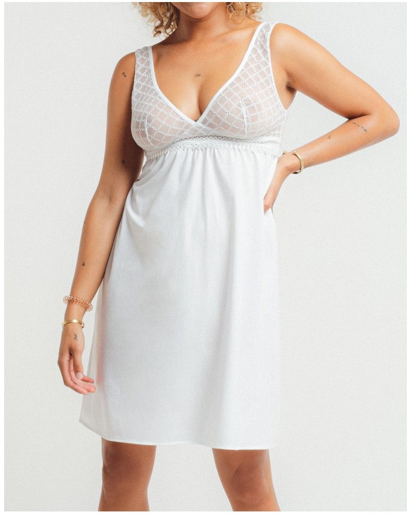 Nightdress Louisa Bracq Paco (White)