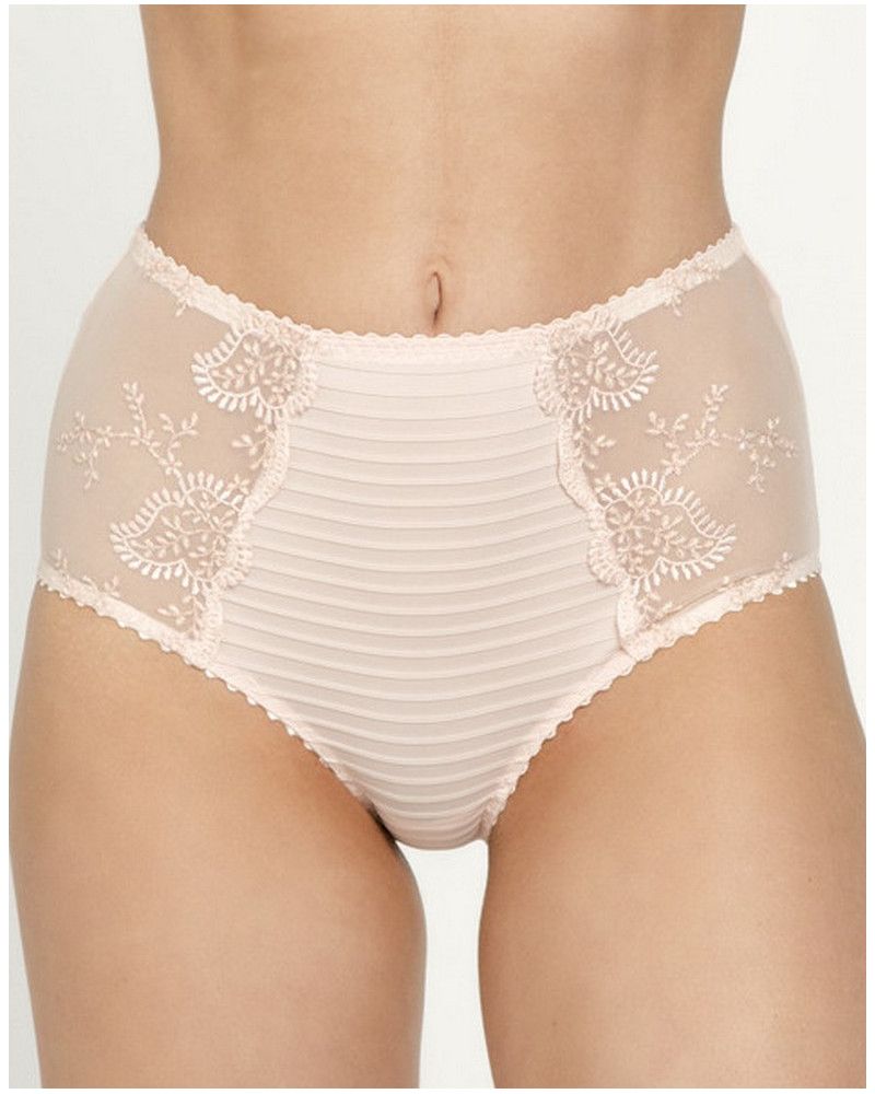 High waist knicker Louisa Bracq Elise (Nude Rose)