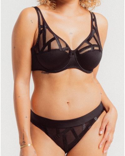 Plunge bra Louisa Bracq Série (Black)