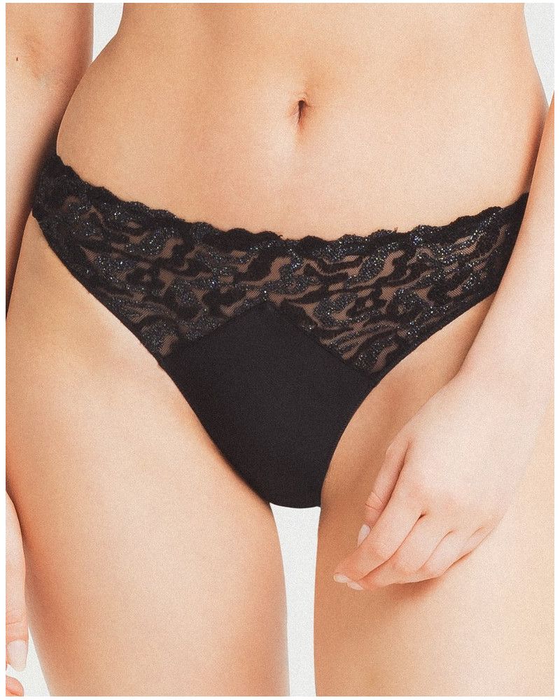 Calzoncillo Louisa Bracq Electric Waves (Negro)