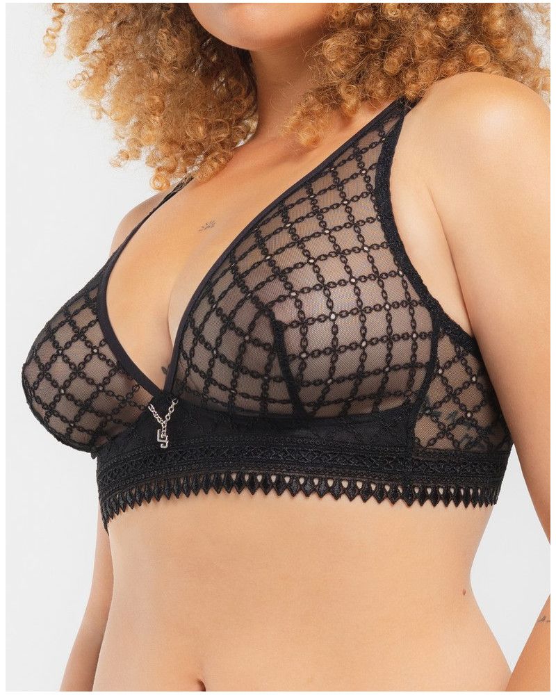 Triangle wireless bra Louisa Bracq Paco (Black)