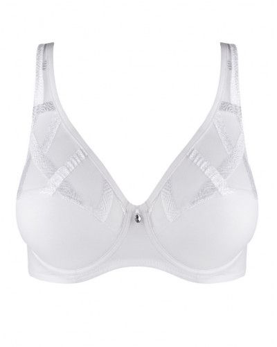 Plunge bra Louisa Bracq Série (White)