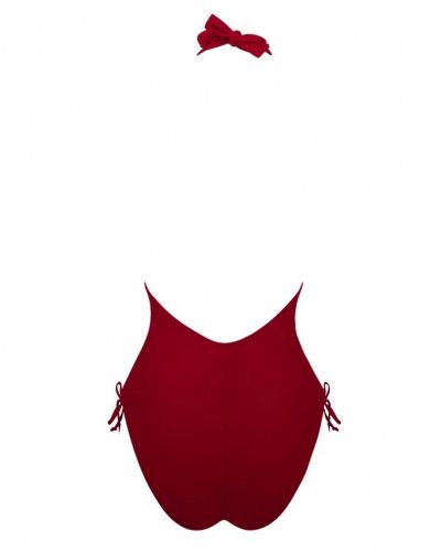 One-piece swimsuit back plunge Antigel La Chiquissima (Mer Rouge)
