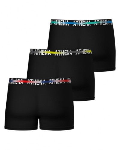 Pack of 3 Athena Endurance 24H Boxers (Black print)