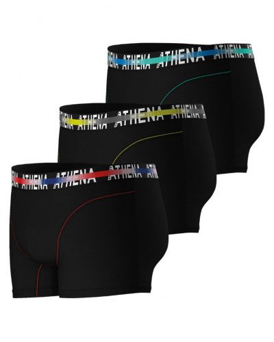 Pack of 3 Athena Endurance 24H Boxers (Black print)