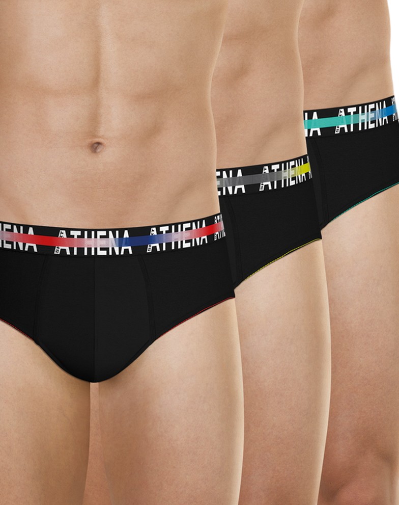 Coton Slip Homme Taille Haute Athena Lot De Slips Taille Haute