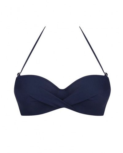 Strapless padded bath bra Antigel La Chiquissima (Mer Marine)