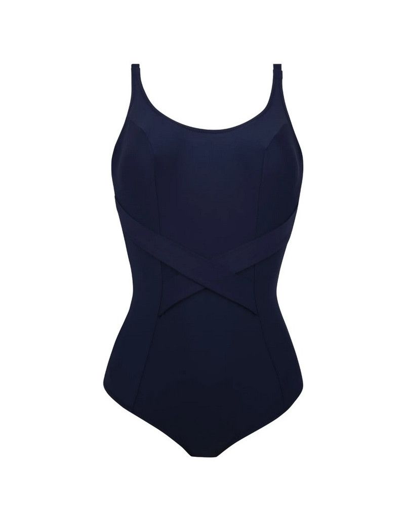 Underwired one-piece swimsuit Antigel La Chiquissima (Mer Marine)