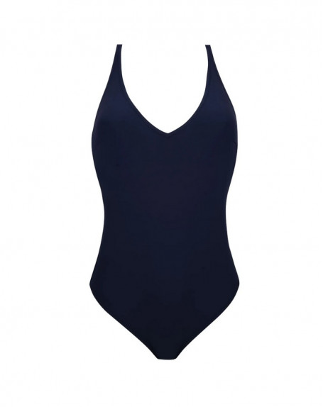 One-piece swimsuit La Chiquissima Antigel (Mer Marine)