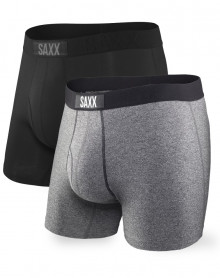 Set of 2 boxers Saxx Ultra (Black/Gris)