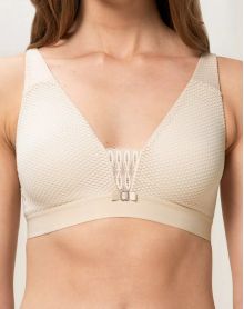 Wireless triangle bra Triumph Aura Spotlight (Creamy Dream)