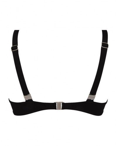 Sujetador de baño triangulo con aros Antigel La Muse Dolce Vita (Pois Noir)