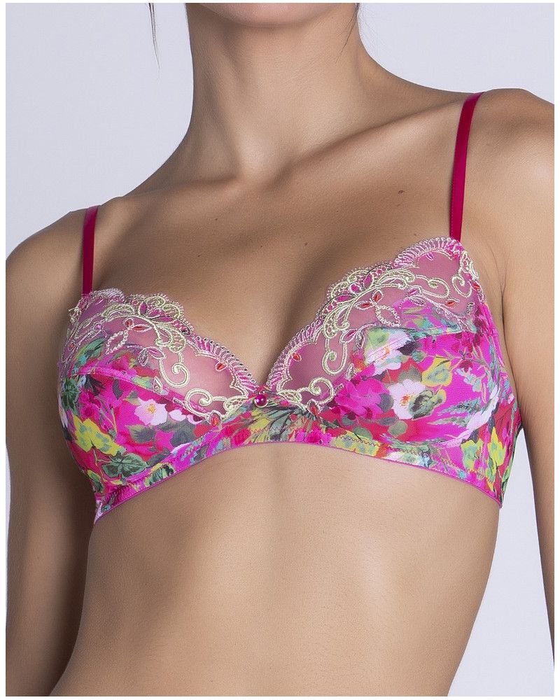 Wireless bra Lise Charmel Envolée de Fleurs (Envolée Fuschia)