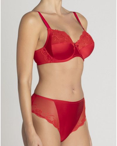 Underwired bra wellness Lise Charmel Splendeur Soie (Splendeur Rouge)