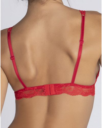 Triangle bra Lise Charmel Splendeur Soie (Splendeur Rouge)