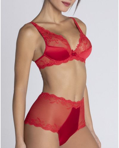 Glamorous bra Lise Charmel Splendeur Soie (Splendeur Rouge)