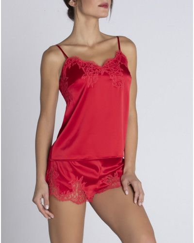 Short de noche Lise Charmel Splendeur Soie (Splendeur Rouge)