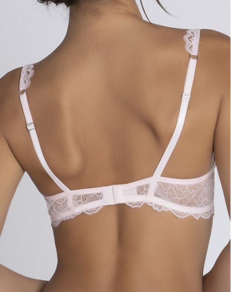Lormar V-Bra Push-up bra with deep V-neckline and soft touch cup
