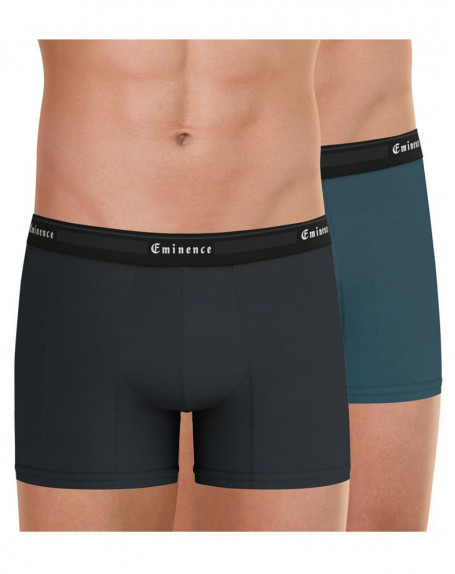 Pack of 2 boxers Eminence Tailor (Gris/vert)