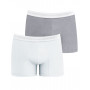 Pack of 2 boxers Eminence Tailor (White/gris chiné)