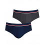 Bragas Eminence Made in France paquete de 2 (Marine/Anthracite)