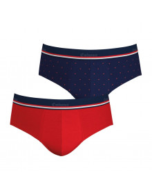 Set of 2 Eminence Briefs Made In France (Rouge/Tente marine)