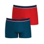 Juego de 2 boxers Eminence Made In France (Bleu/Rouge)