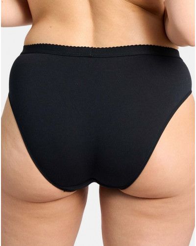 Slip Sans Complexe Coton d'arum (Noir)