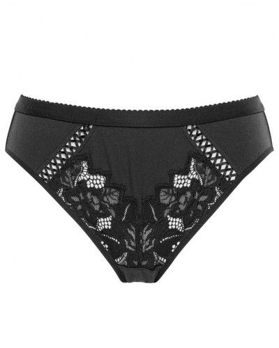 Slip Sans Complexe Coton d'arum (Noir)