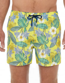 Swim Shorts HOM Tropicana (Imprimé jaune)