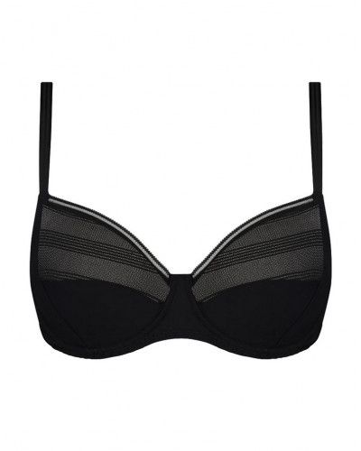 Underwired bra Antigel New Apesanteur (Black)