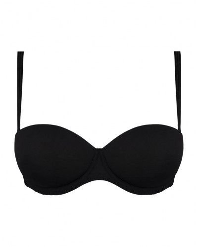 Sujetador preformado sin tirantes New Apesanteur (Negro)