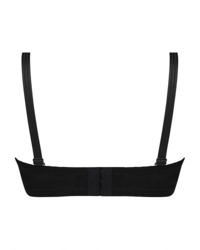 Deep cup strapless bra Antigel New Apesanteur (Black)