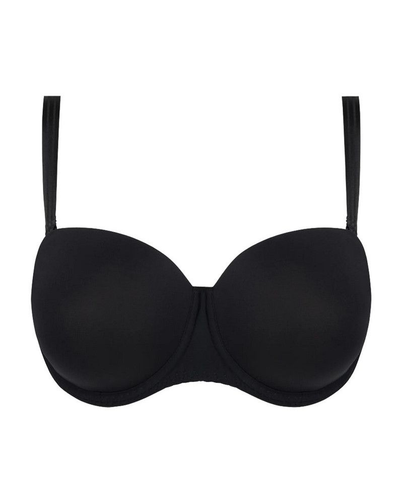 Deep cup strapless bra Antigel New Apesanteur (Black)