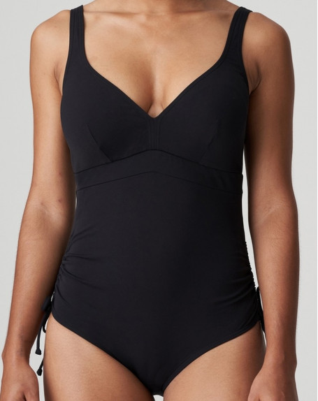 Padded triangle one-piece swimsuit Prima Donna Swim Holiday (Black)