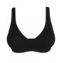 Triangle bath bra with removable pads Prima Donna Swim Holiday (Black)