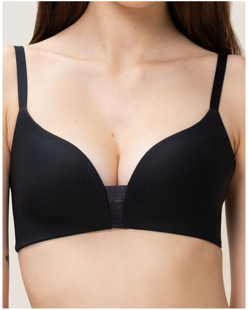 Wireless plunge bra Triumph Flex Smart (Black)