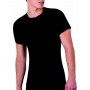 Short-sleeved thermal t-shirt Athena (Black)