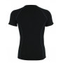 Short-sleeved thermal t-shirt Athena (Black)