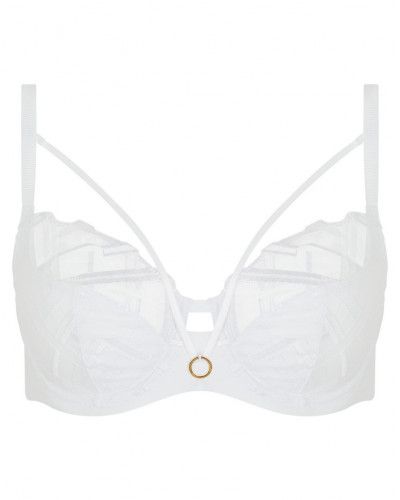 Underwired envelopping bra Chantelle Graphic Support (White)