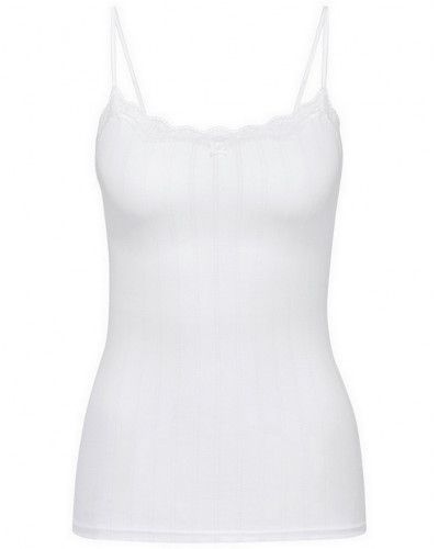 Top with thin straps Calida Etude Toujours (White)