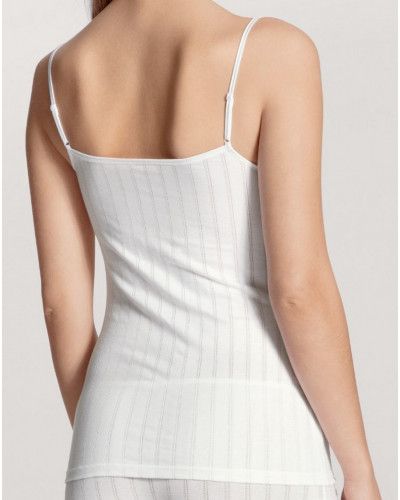 Top with thin straps Calida Etude Toujours (White)