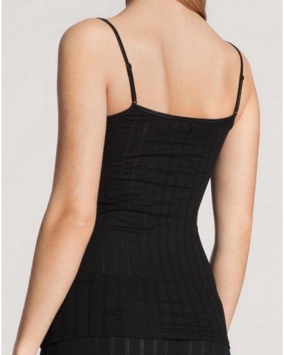 Top with thin straps Calida Etude Toujours (Black)
