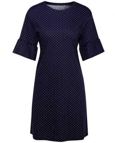 Nightdress Calida Favorites Dream 100% cotton (Dark Lapis Blue)