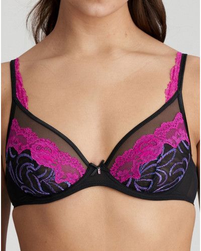 Deep plunge balcony bra Marie Jo Adelade (Winter Dusk)