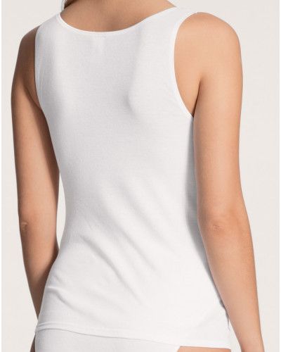 Tank tops Calida Hosen 100% cotton (White)