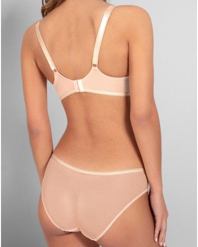 Seamless underwired full support bra Empreinte Allure (Amande)