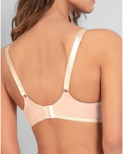 Seamless underwired full support bra Empreinte Allure (Amande)