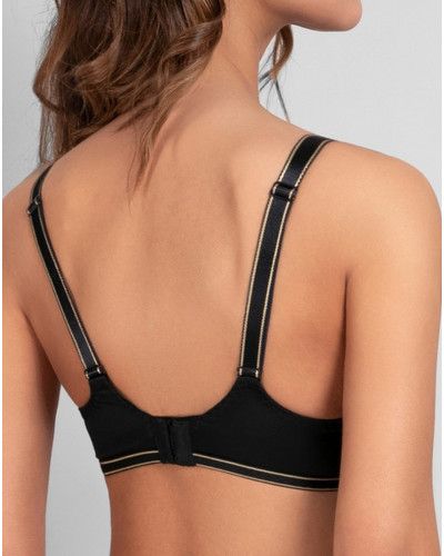 Seamless underwired full support bra Empreinte Allure (Black)